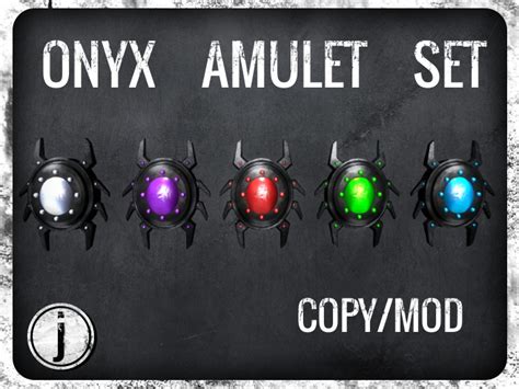 Set all conscious onyx amulet